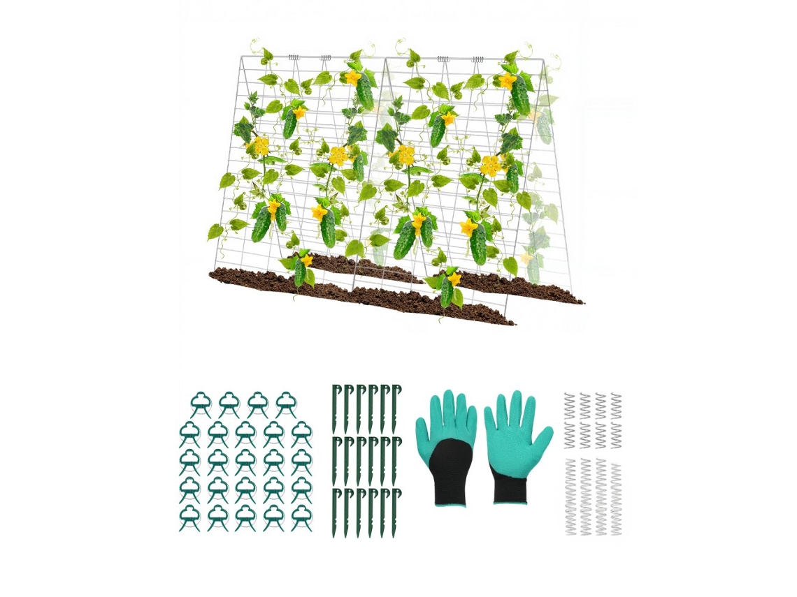 Estrutura Trepadeira A Frame Em Aço Reforçado Para Hortícolas Tekmaquinas
