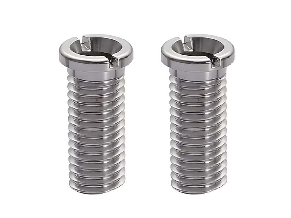 2 Parafusos De Aço Inoxidável Prateados Para Cesto Pia, Parafusos Ocos Para Ralo, Para Acessórios De Pia Cozinha E Bancada(40 Mm Sil, Fa