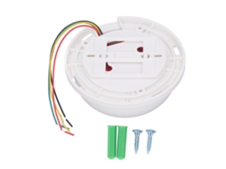 Detector de gás natural de teto ABS com alerta sonoro e luminoso para segurança residencial, 12-28 V