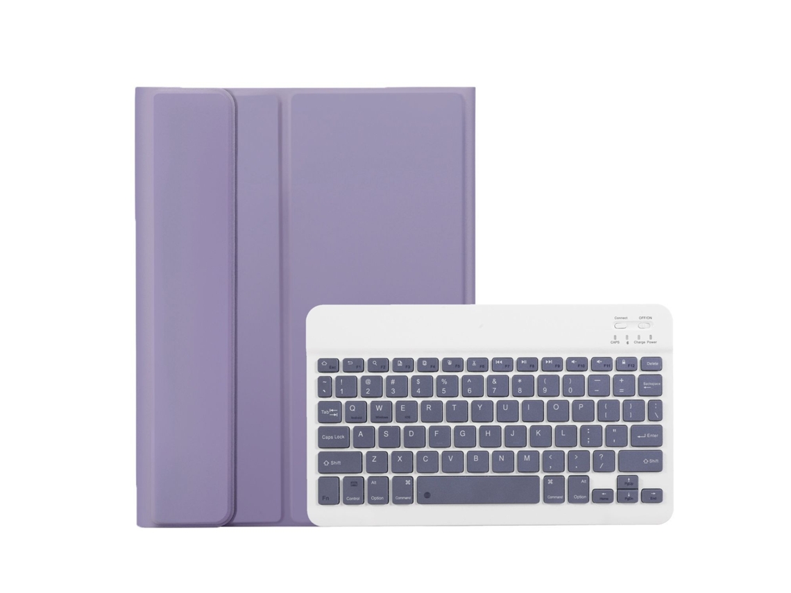 Lurelia Capa Com Teclado Bluetooth Para Lenovo Pad Pro 11.22022 Com Magnético E Layout Pt, Roxo