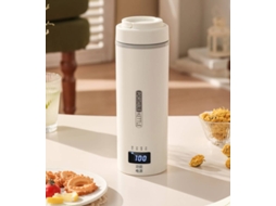 Copo Térmico Portátil De 550 Ml Com 4 Temperaturas Ajustáveis E Visor Digital, Ideal Para Viagens, Escritório E Preparo De Fórmula Infantil.