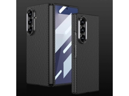 Capa Gkk Integrada Ultrafina Com Textura De Fibra De Carbono Para Samsung Galaxy Z Fold7 5g