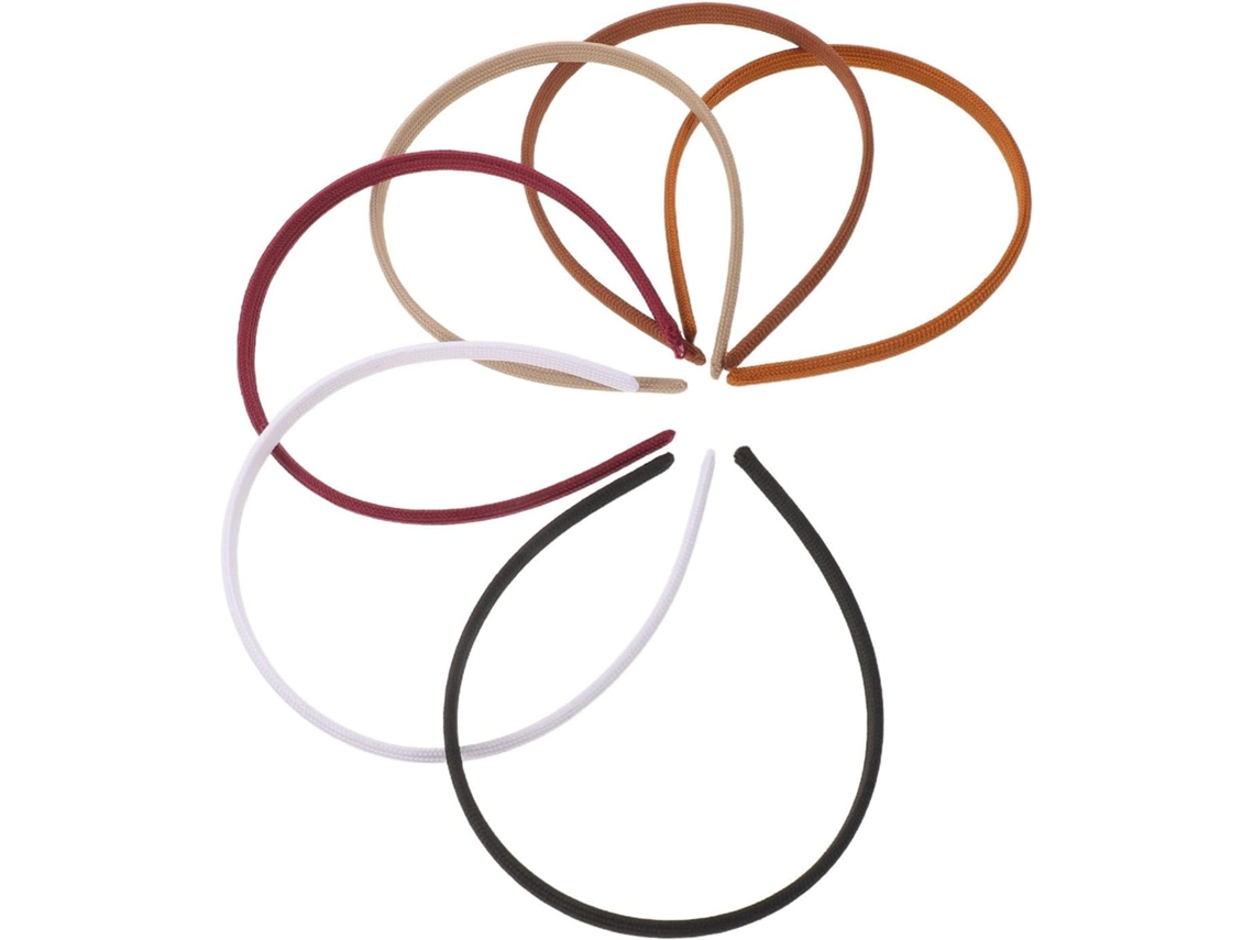 Conjunto De 6 Faixas De Cabeça Finas, Suaves E Sem Pressão, Em Abs Antiderrapante.