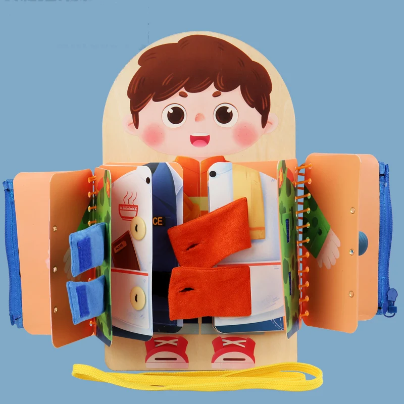Brinquedo Sensorial Montessori De Madeira Para A Primeira Infância