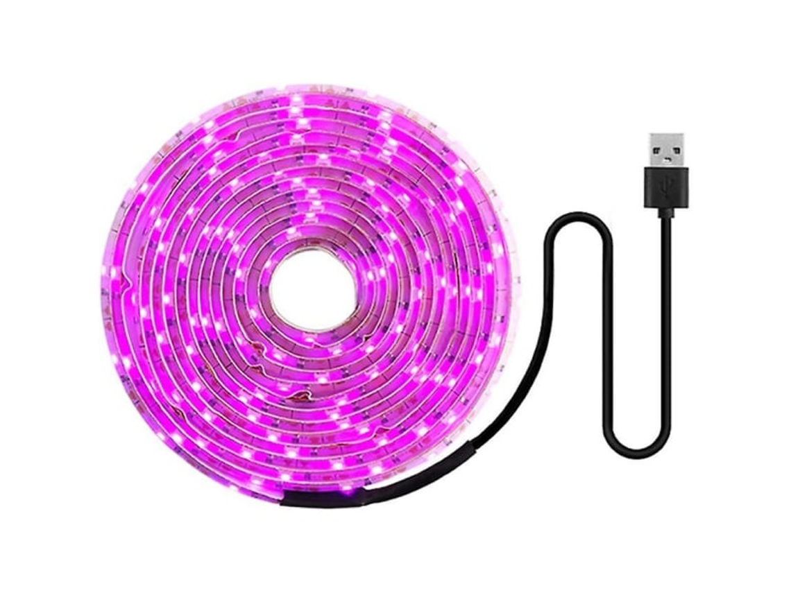 Lurelia Lâmpada Led Para Plantas 120 Leds, Espectro Completo, Usb, Resistente À Água, 2m