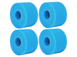 Esponja de filtro reutilizável para piscina, cartucho de espuma S1, 4 peças, lavável e durável S/MARCA