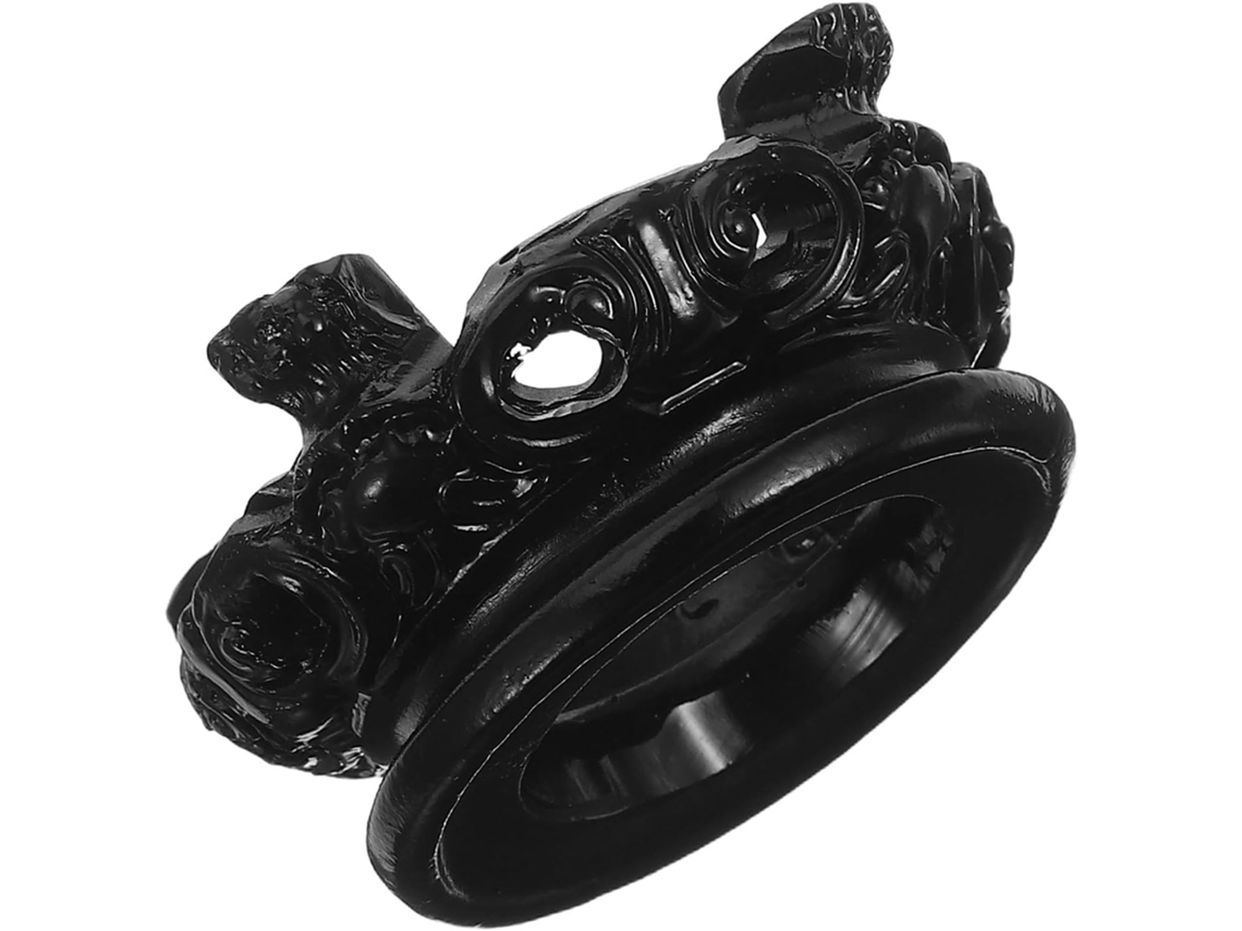 Suporte E Expositor Em Forma De Esfera Cristal Oca Resina Kesyoo Para Decoração Sala Estar Escritório, Com Base