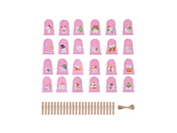 Calendário De Adviento Conjunto De Sacolas De Presente, Igvtrade (24 Sacolas Com Cordão 1318cm 24 Ganchos De Madeira 10m De Corda De Cânhamo)