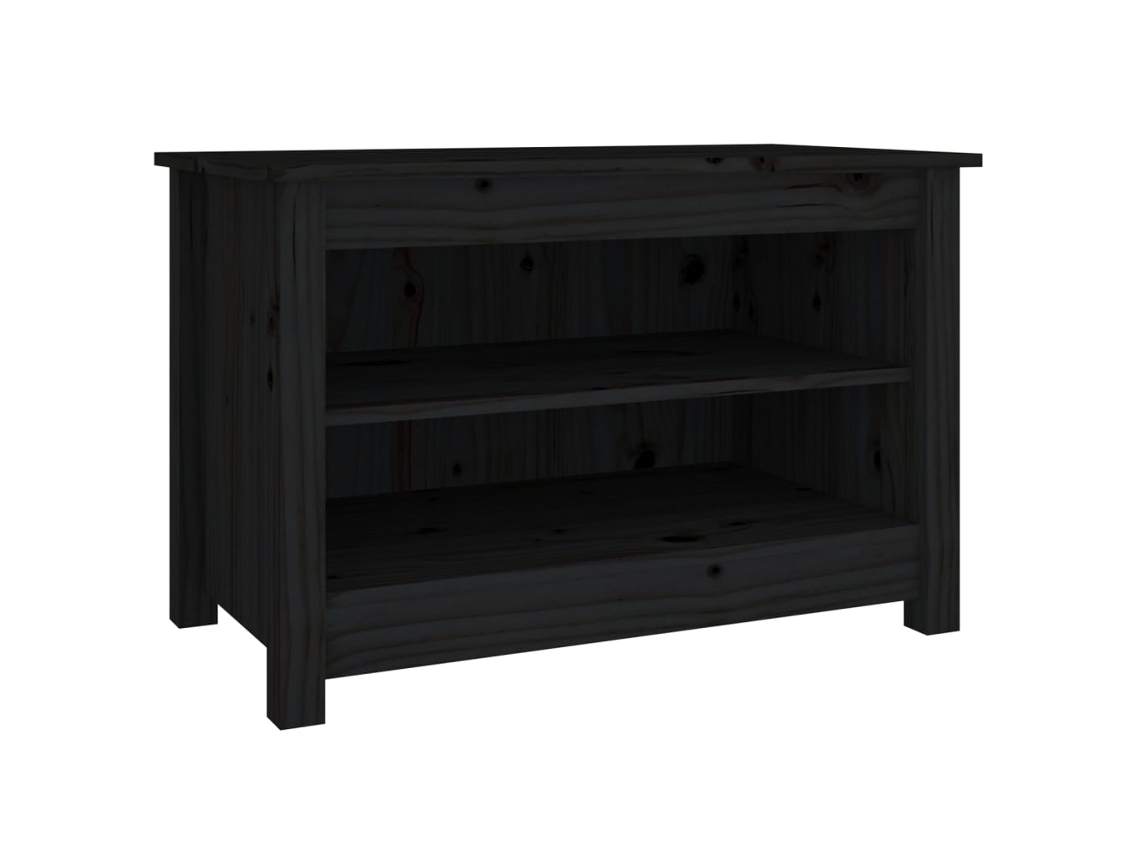 Shoe Bench, Shoe Benches Vidaxl Preto Madeira De Pinho (n/a)