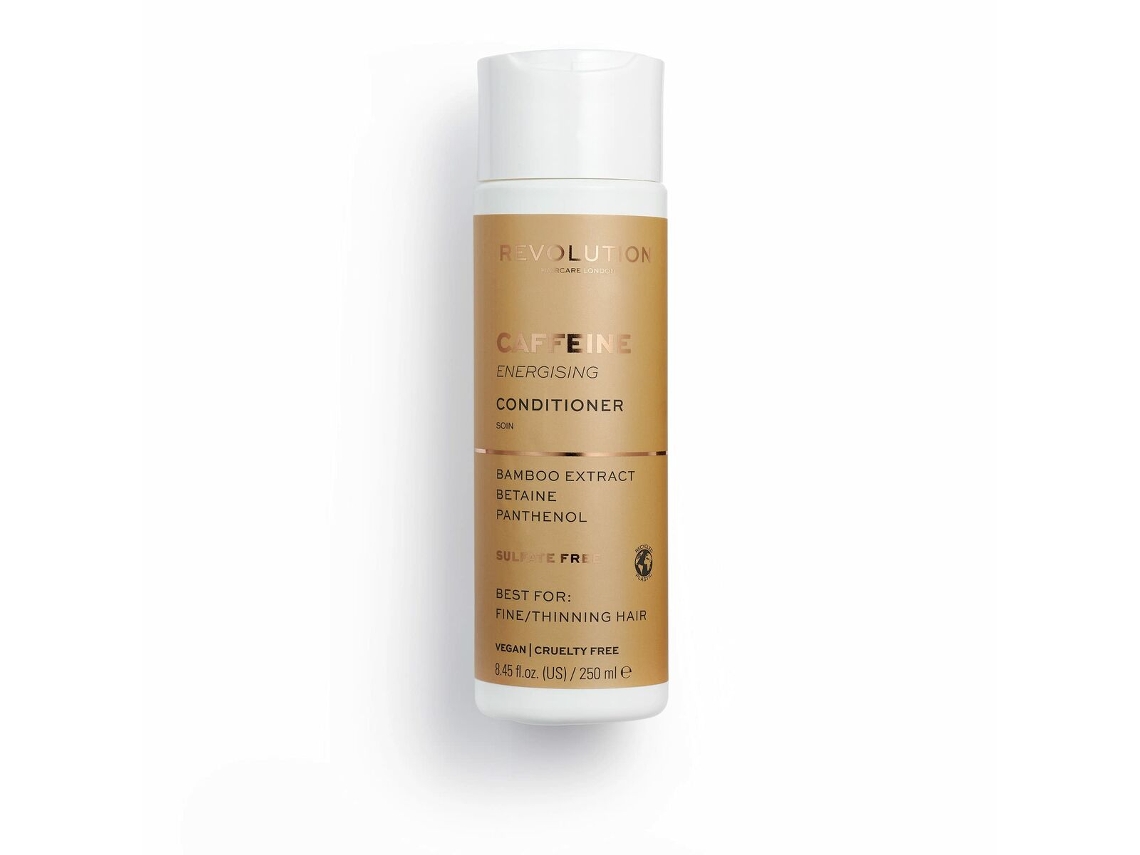 Condicionador Revolution Hair Care London Caffeine Bambu Energizante (250 ml)