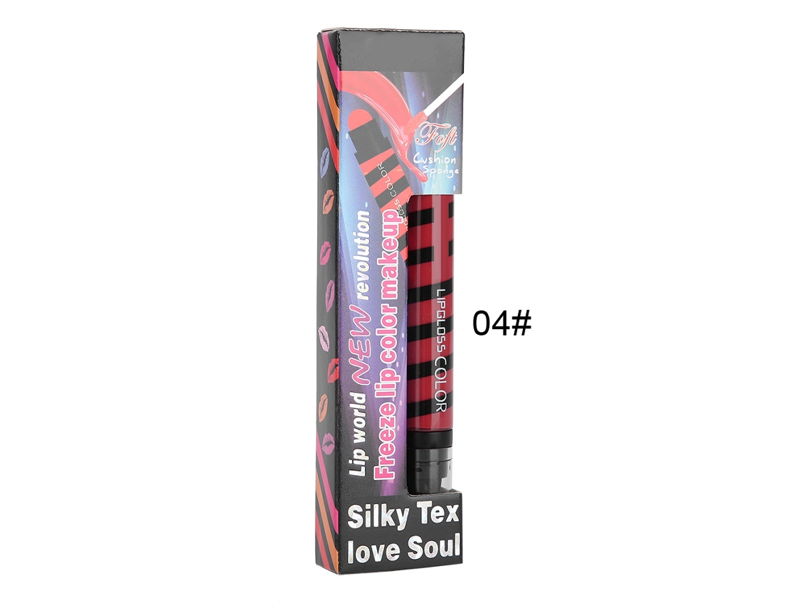 Labial Líquido Mate Brillante Kaqiya Impermeable De Larga Duración 8ml (04)