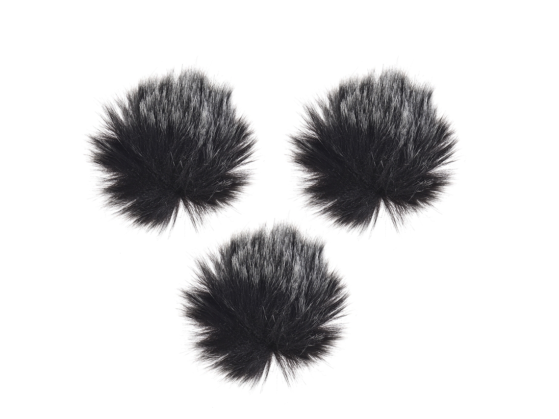 2026 protector de Viento Peludo para Micrófono Lavalier Mini, Ideal para Grabación de Audio En Exteriores Y Estudio