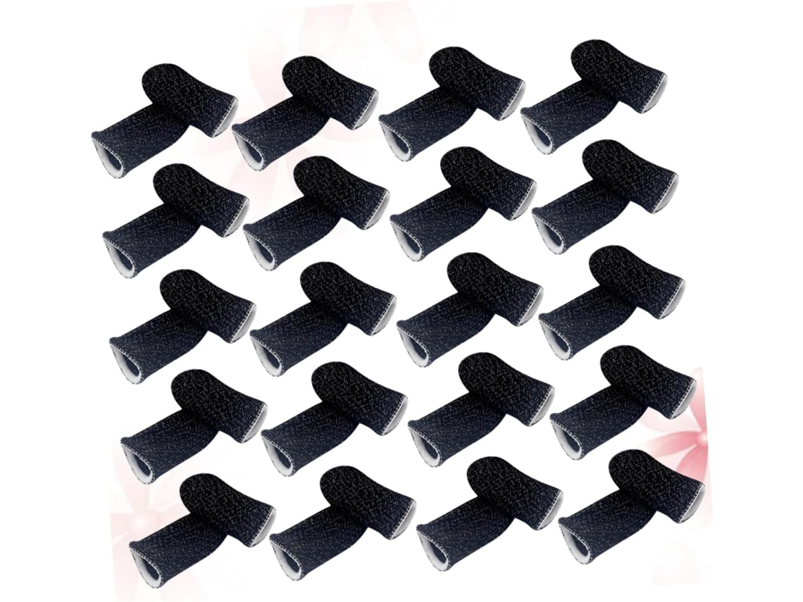 Popetpop Protetores De Dedo Antiderrapantes, Leves, Em Nylon E Tecido, Para Jogos Em Celular, Protetor De Tela Sensível