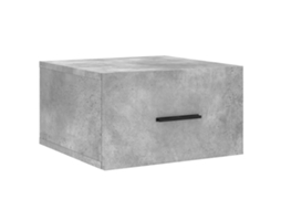 Wall-mounted Bedside Cabinet, Wall-mounted Bedside Cabinets Vidaxl Cinzeto Madeira Processada (n/a)