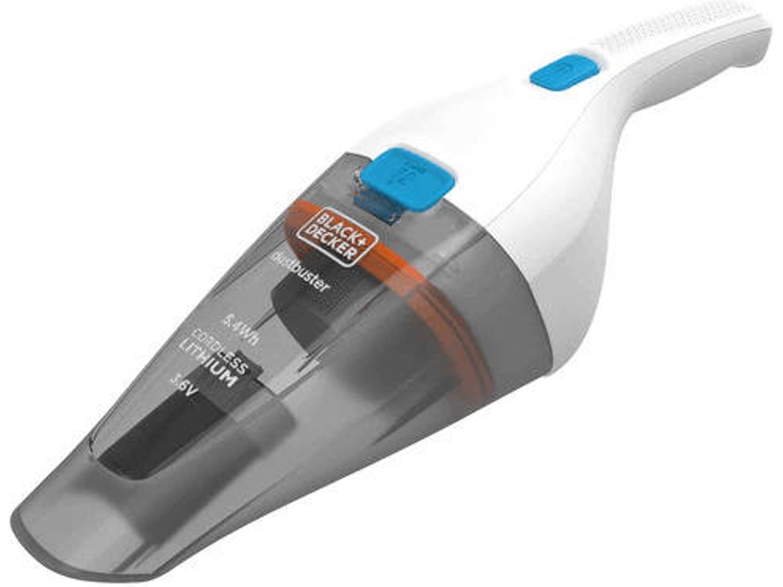 Mini Aspirador BLACK+DECKER Nvc-115-Jl (3.6 V - Autonomia 600 min - Branco)