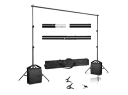 Suporte Para Fundo De Fotografia, Sistema De Suporte, Bolsa De Transporte,2.6x3m,adicionar 2pcs Sandbag Oem