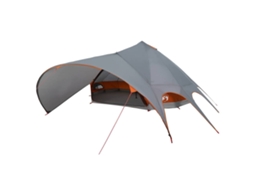 Conjunto 1 Tenda Teepee Vidaxl Cinzento Tafetá (502 X 502 X 297 Cm)