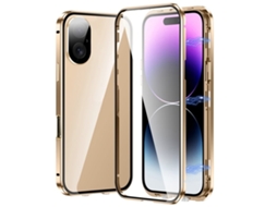 Capa De Vidro Temperado Hd Para Iphone 16 - Fecho Magnético Duplo