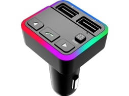 Transmissor FM KUBO (15.5W - Ubs- A/C - Preto)