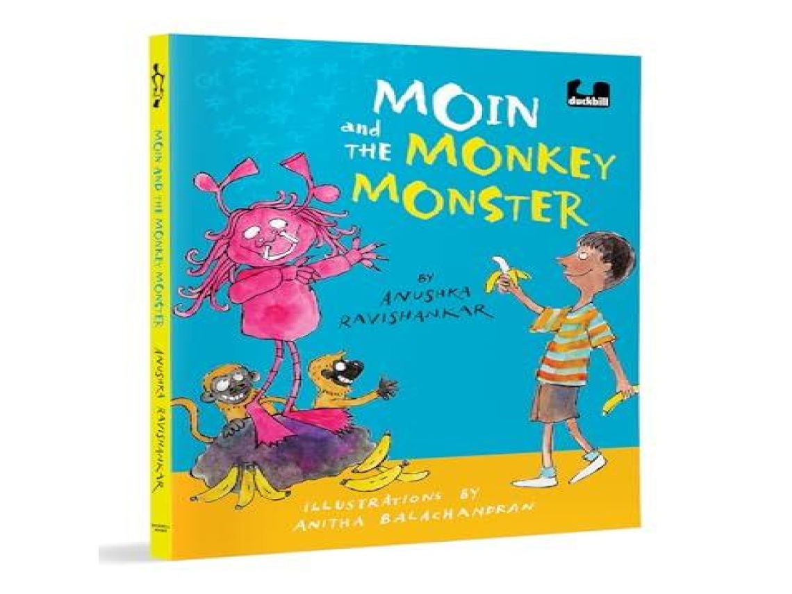 Livro Moin and the Monkey Monster de Anushka Ravishankar (Inglês)