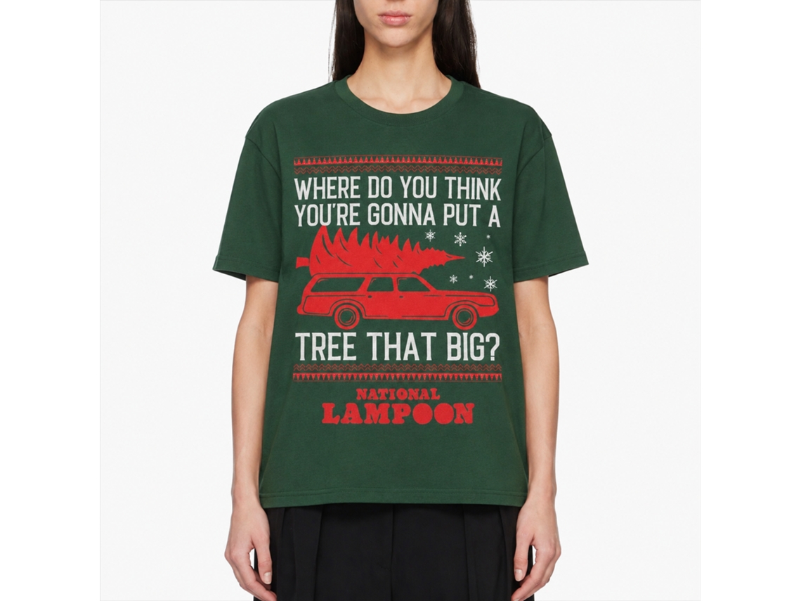 Rockinstone National Lampoon's Christmas Vacation Tree That Big T-shirt Size:xxxl