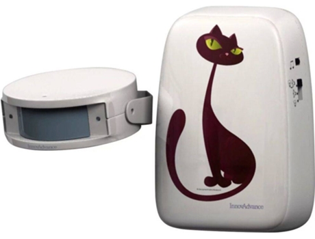 Campainha de Porta para Gatos  (Branco - Plástico - 6.3x3x8.8 cm)