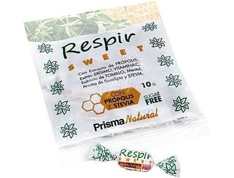 Suplemento Alimentar PRISMA NATURAL Respir Sweets 10 Caramelos (Eucalipto)