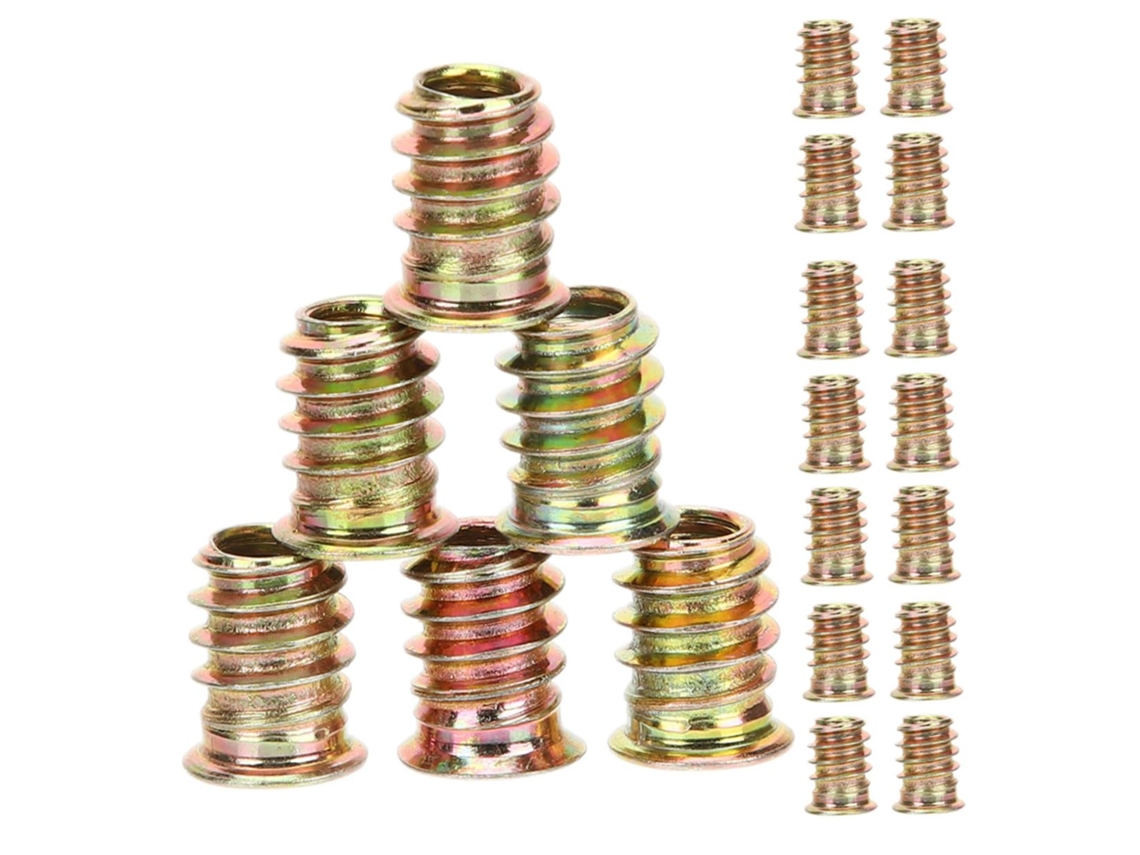 Imikeya Conjunto De 40-conectores Móveis Com Parafuso Para Projetos Marcenaria Diy
