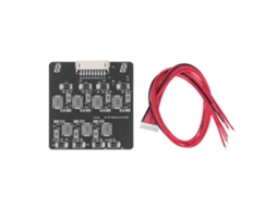 Hkj equalizador Passivo de Baterias de Lítio Módulo de Balanceamento 1.2a 8s Dc2.0v 4.5v com Cabo