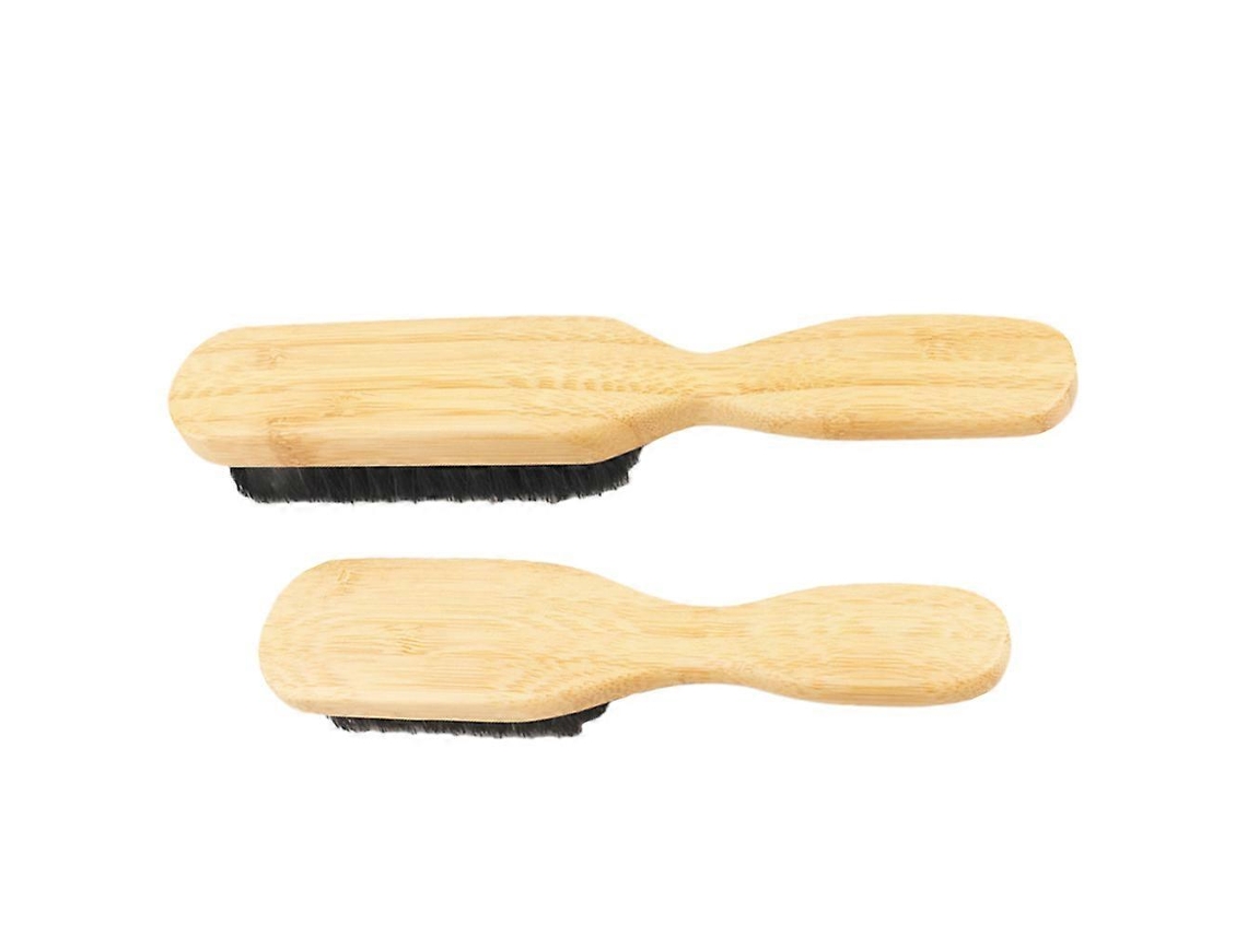 Conjunto De Escovas Para Barba, Nylon E Bambu, Resistente À Deformação, 6 Peças