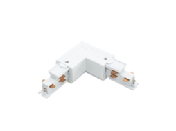 Conector Right Side Tipo L Para Carril Trifásico Dali Branco