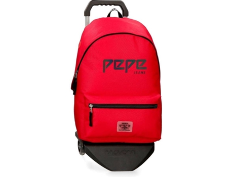 Mochila com Rodas  Osset Vermelho (31x42x17.5cm)