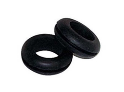 Casco de Borracha Preto 7 Mmplastimo