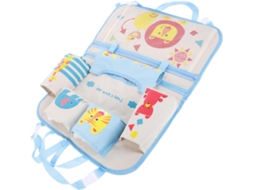Conjunto organizador grande para carro em tecido Oxford com design animado para otimizar a capacidade do assento.
