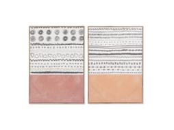 Pintura Dkd Home Decor 2 Pcs 50 X 3 X 70 Cm