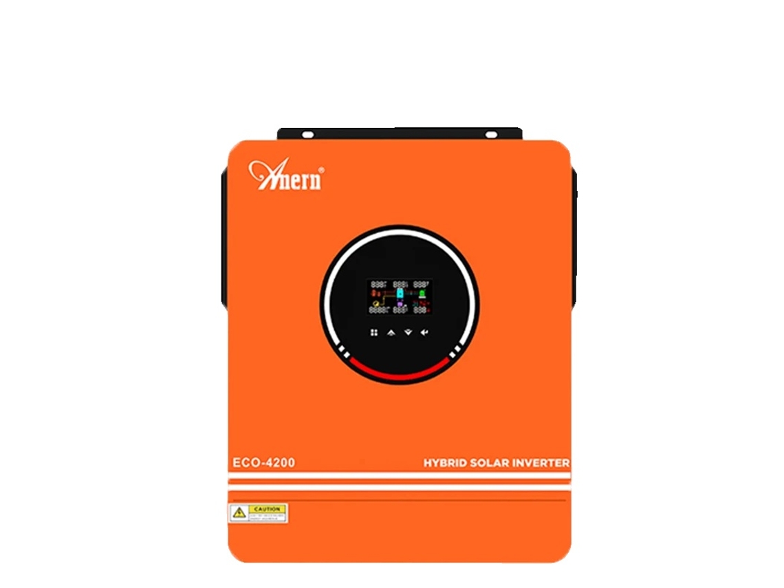 Inversor Solar Híbrido Anern, Saída De Energia De 4.2kw, Tensão Da Bateria De 24v,4.2kw 24v,com Wifi Oem