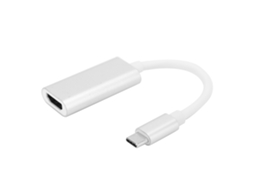 Aetheria adaptador Type C para Hdmi Usb 3.1 Conversor de Vídeo Tv 4k para Pc Laptop Celular Prata