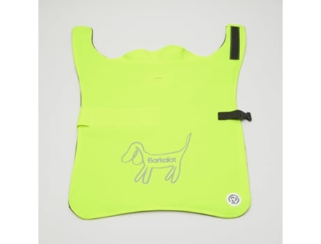 Casaco para Cachorro BARKALOT Tecido Reciclado Hi-Vis Amarelo L