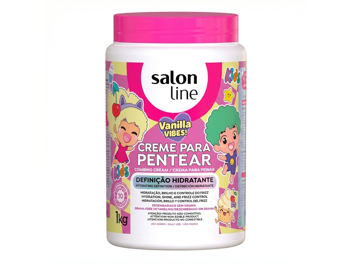 Todecacho Kids Vanilla Vibes Creme de Pentear 1kg SALON LINE