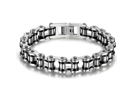 Pulseira de Aço Masculina para Corrente de Pulso Metal Moda Personalidade Pulseira Corrente Da Motocicleta a Nova Pulseira C HONG
