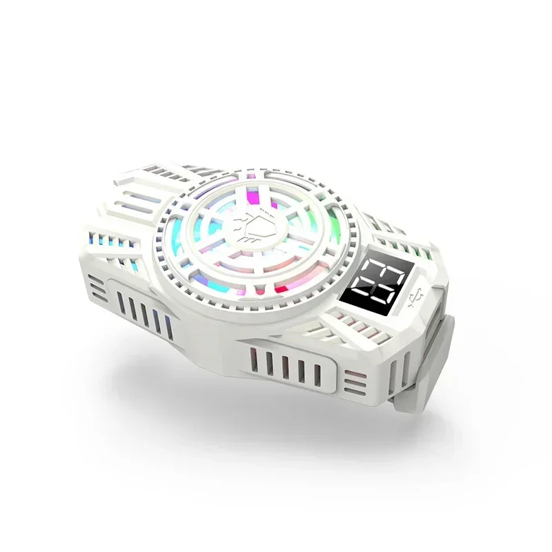 Dissipador De Calor Para Celular (branco) Semicondutor, Dissipador De Calor Rápido, Clipe Traseiro, Led