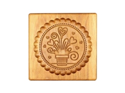 Molde de Madeira para Cookies de Natal Ferramentas de Confeitaria LAXISCREED