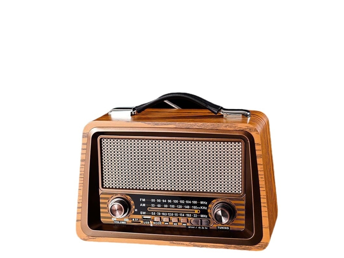 Rádio Am/fm/sw   Bluetooth 5.0 Madeira*