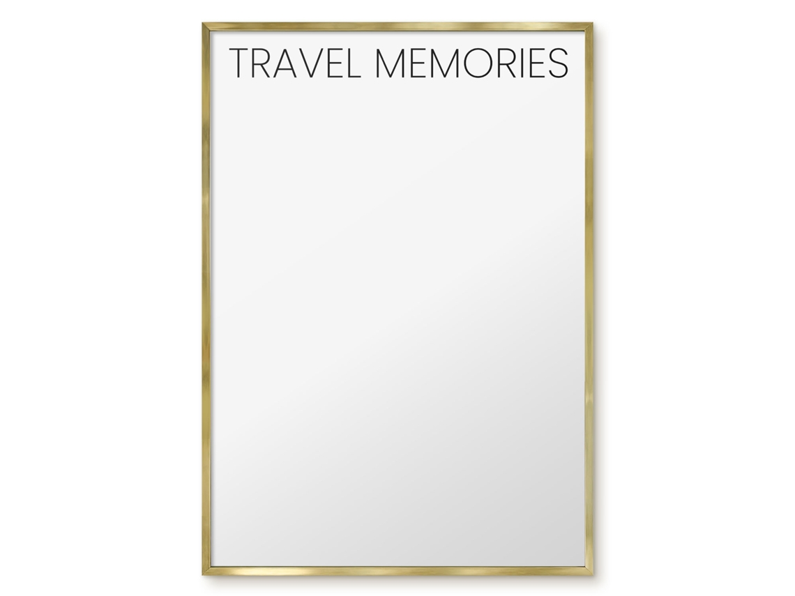 Magnetic Board Travel Memories For The Living Room Espelharte (70x100 Cm)