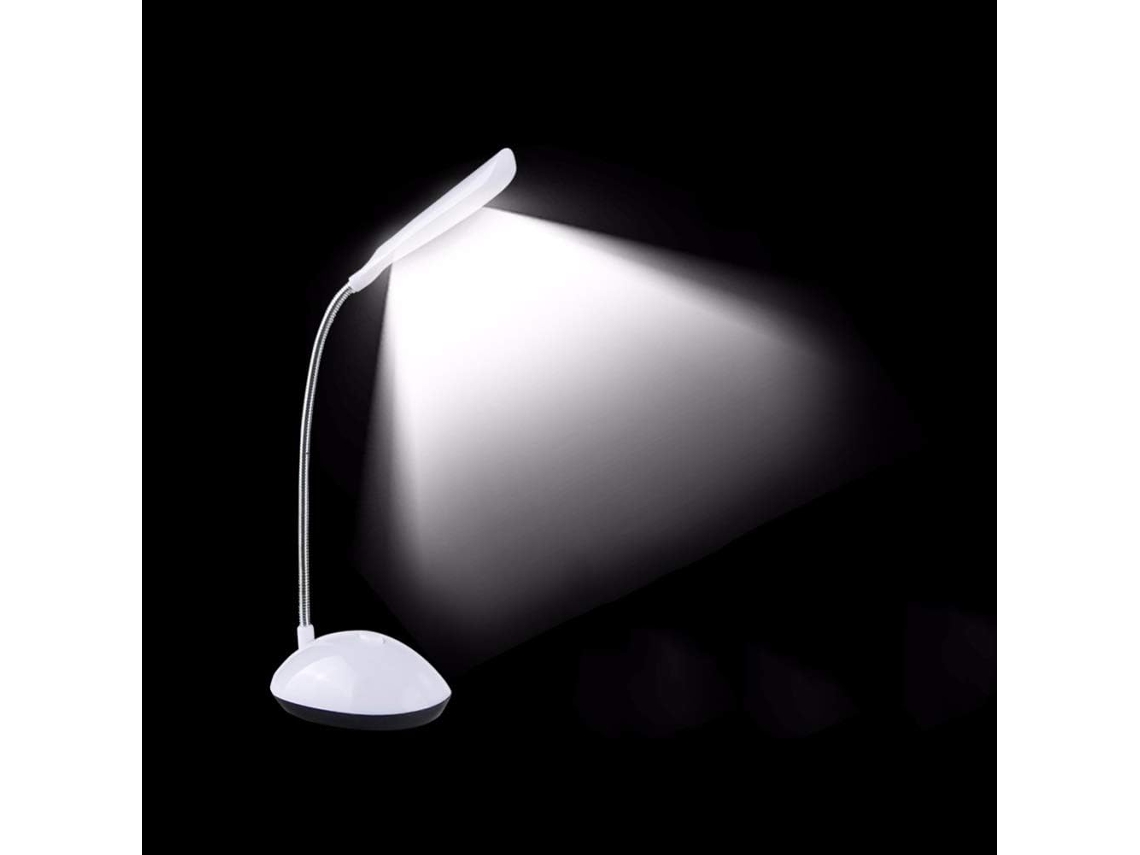 Mini Luminária De Mesa Led Portátil E Flexível Brussels 08com Proteção Para Os Olhos, Funciona A Bateria E É Ideal Para