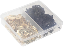 Besportble Clips De Fixação Para Quadros Foto 120 Clips Metálicos Boutons Tournants Et Vis