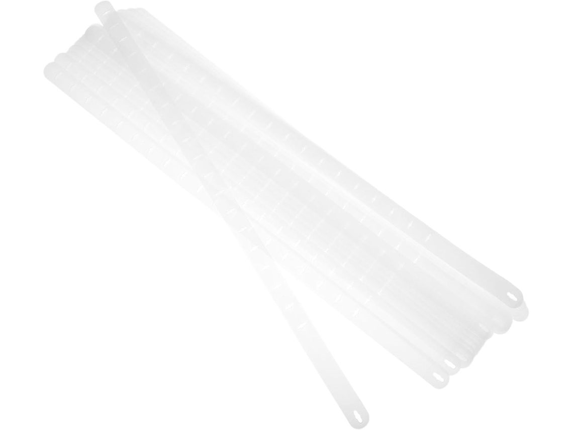 Tiras plásticas Supvox para impermeabilização de roupas e acessórios, 20 unidades, multifuncionais e versáteis, ideais para