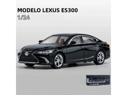 (preto) Lexus Es300 Em Escala 1:24, Modelo De Carro Em Liga Metálica.
