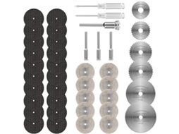 Conjunto De 36 Mini-lâminas Para Ferramentas Rotativas