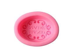 Molde De Silicona Para Pasteles, Galletas Y Chocolate Com Letras Artesanais - Utensílio De Confeitaria